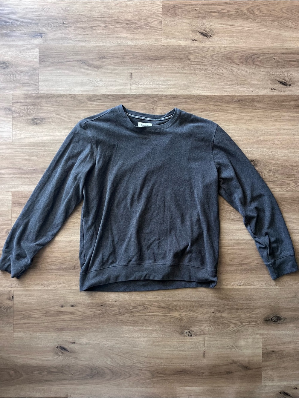 Boston Traders Men's Crewneck Sweater in Charcoal Grey